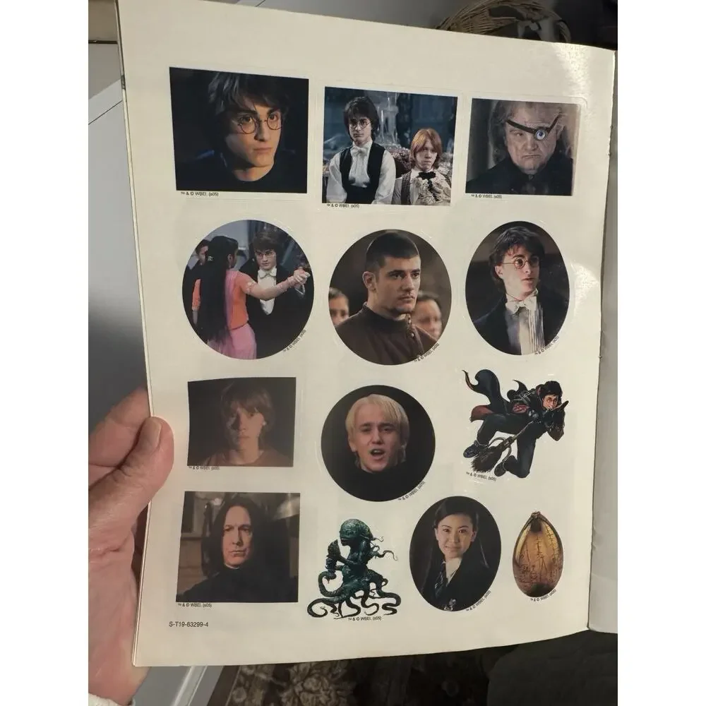 Harry Potter Sticker Poster Activity Scholastic Books Lot Of 5 New
